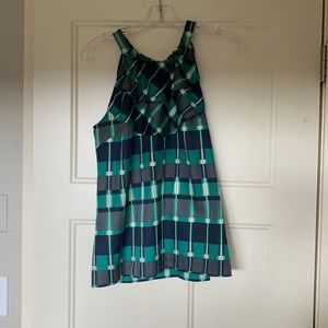 Banana Republic plaid tank